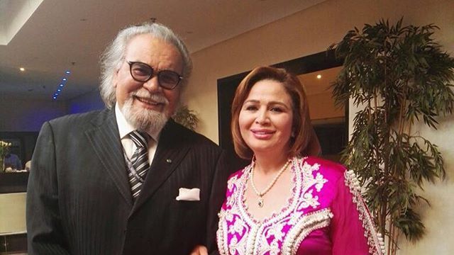 إلهام شاهين ومحمد مفتاح إلهام شاهين ومحمد مفتاح