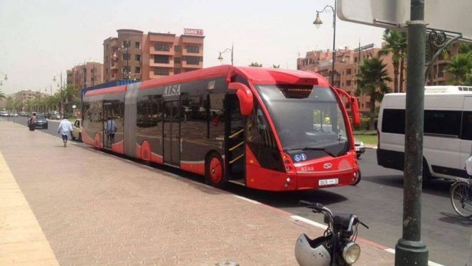 حافلة كهربائية بمراكش 3 حافلة كهربائية بمراكش 3