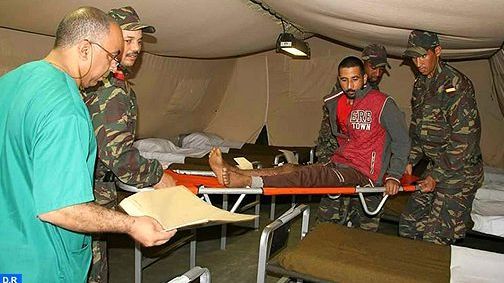 المستشفى الميداني المغربي بغزة المستشفى الميداني المغربي بغزة