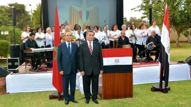 السفير المصري ولحبيب مالكي السفير المصري ولحبيب مالكي