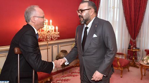 الملك يستقبل محمد بشير الراشدي الملك يستقبل محمد بشير الراشدي
