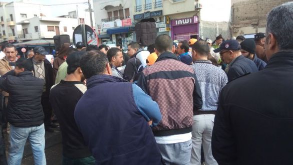 احتجاج تاكسيات أكادير 3 احتجاج تاكسيات أكادير 3