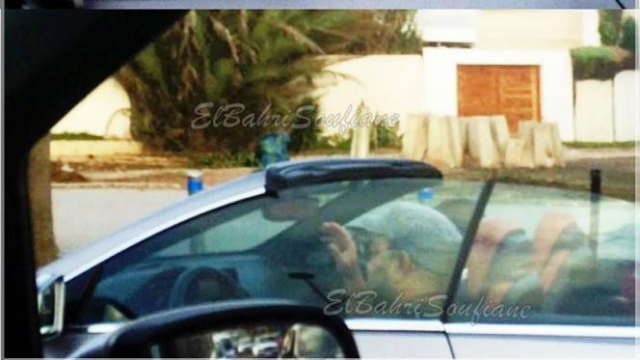 Mohammed VI en voiture Mohammed VI en voiture