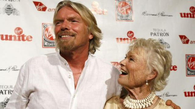 Eve et Richard Branson Eve et Richard Branson