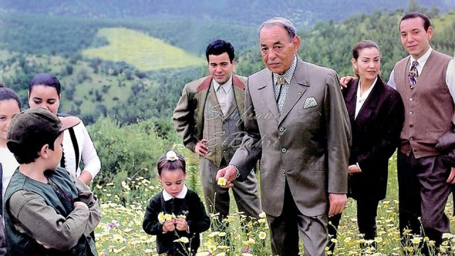 hassan II en famille hassan II en famille