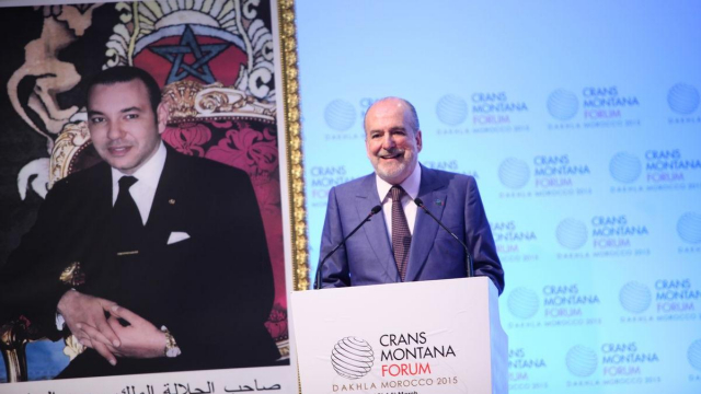 Jean-Paul Carteron President Crans Montana Forum Jean-Paul Carteron President Crans Montana Forum
