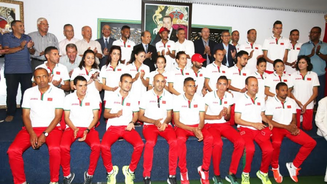 Réception-Athlètes marocains qualifiés aux JO11 Réception-Athlètes marocains qualifiés aux JO11