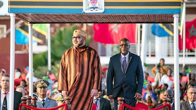 Mohammed VI en Tanzanie