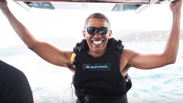 Barack Obama-kitesurf Barack Obama-kitesurf