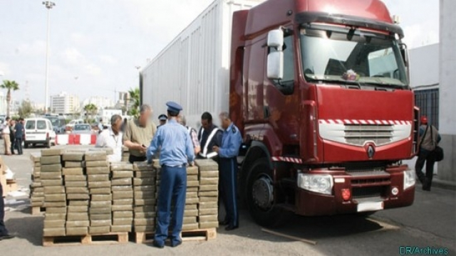 Camion saisie cannabis Camion saisie cannabis
