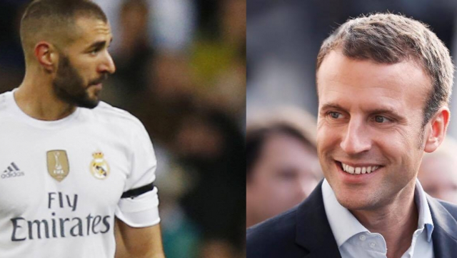 Macron et Benzema Macron et Benzema
