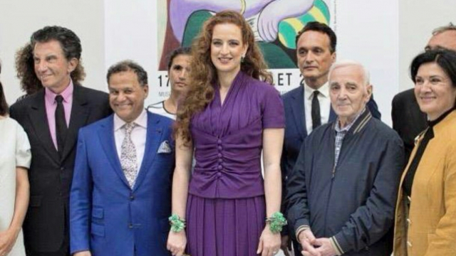 Lalla Salma "Face à Picasso" Lalla Salma "Face à Picasso"