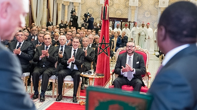 Roi Mohammed VI cérémonie Gazoduc Roi Mohammed VI cérémonie Gazoduc