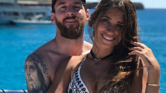 Lionel Messi et Antonella Roccuzzo Lionel Messi et Antonella Roccuzzo