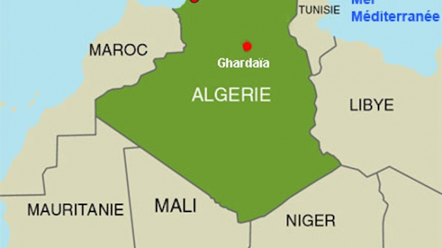 carte mauritanie-Algérie carte mauritanie-Algérie