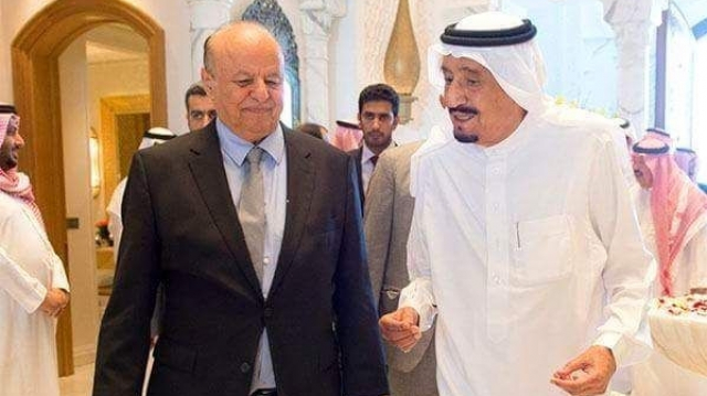 président du yémen en compagnie du roi Salmane président du yémen en compagnie du roi Salmane