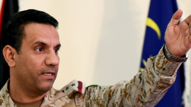 Porte-parole saoudien de la coalition arabe au Yémen, Turki Al-Malki Porte-parole saoudien de la coalition arabe au Yémen, Turki Al-Malki
