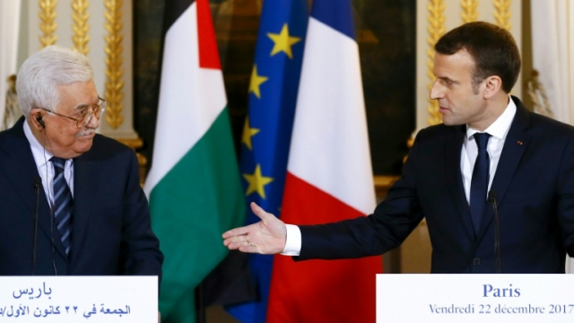 Emmanuel Macron-Mahmoud Abbas Emmanuel Macron-Mahmoud Abbas