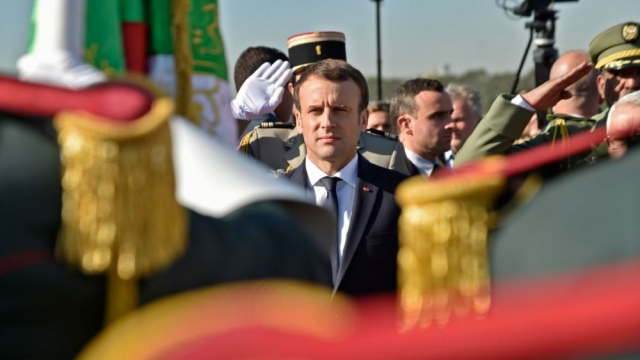 Macron à Alger Macron à Alger