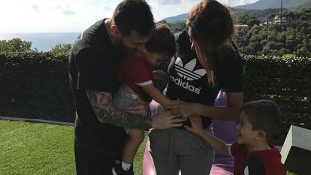 Messi et Mateo Messi et Mateo