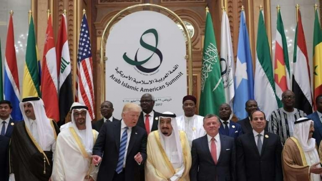 Trump-Salmane-al-Sissi Trump-Salmane-al-Sissi