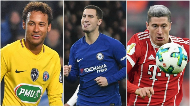 Neymar, Hazard, Lewandowski (NHL) Neymar, Hazard, Lewandowski (NHL)