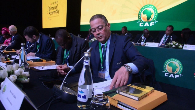 Fouzi Lekjaa AG de la CAF Casa février 2018 Fouzi Lekjaa AG de la CAF Casa février 2018