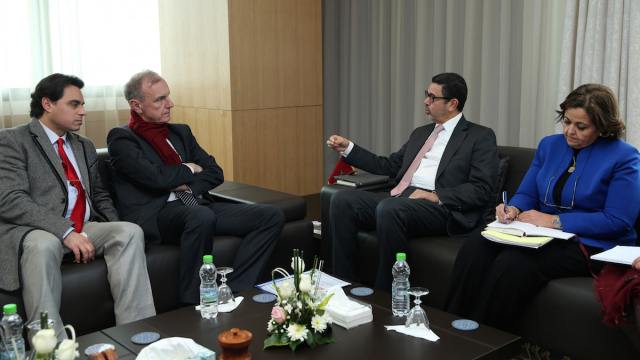 Mohamed Abdennabaoui et Bogdan Klich Mohamed Abdennabaoui et Bogdan Klich