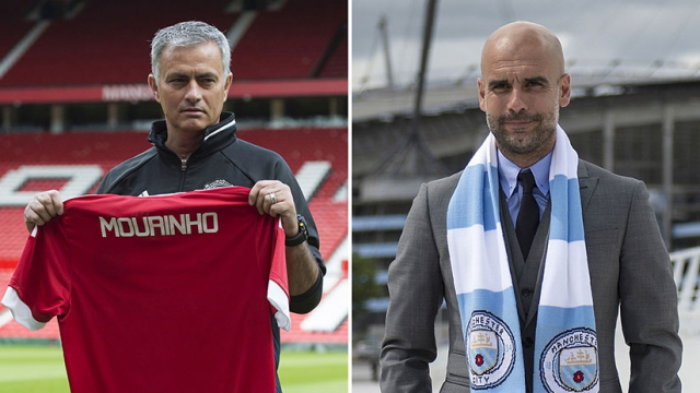 Guardiola et Mourinho Guardiola et Mourinho