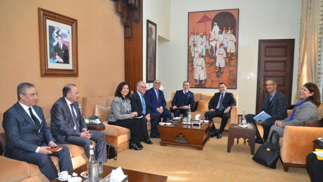 El Othmani recevant des chefs de groupes parlementaires ce mardi El Othmani recevant des chefs de groupes parlementaires ce mardi