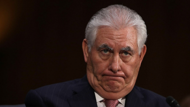 Rex Tillerson ches les pays de merde pour réparer les sottises de Trump Rex Tillerson ches les pays de merde pour réparer les sottises de Trump