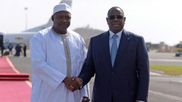 Macky Sall et Adama Barow Macky Sall et Adama Barow