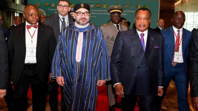 Le roi Mohammed VI et le président de la République du Congo, Denis Sassou N’Guesso Le roi Mohammed VI et le président de la République du Congo, Denis Sassou N’Guesso