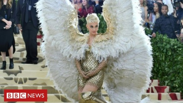 Katty Perry habillée en ange au MET 2018 Katty Perry habillée en ange au MET 2018