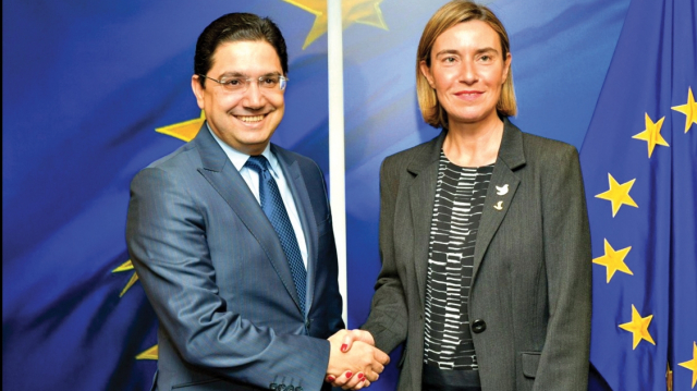 Federica Mogherini Nacer Bourita Federica Mogherini Nacer Bourita