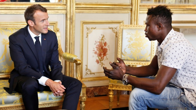 Macron-Mamoudou Gassama Macron-Mamoudou Gassama