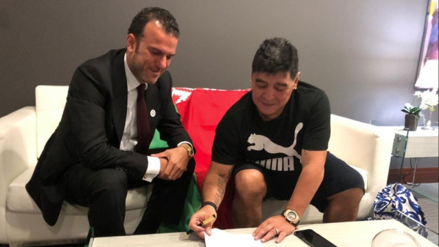 Maradona président de club biélorusse Maradona président de club biélorusse