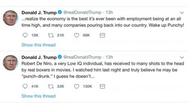trump de niro trump de niro