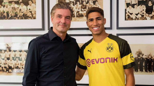 achraf hakimi au Borussia Dortmund achraf hakimi au Borussia Dortmund