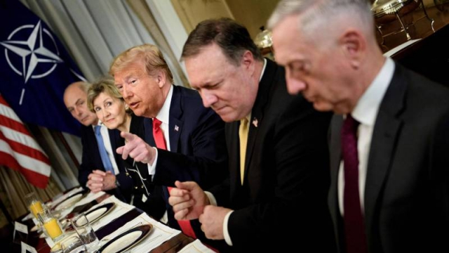 Trump à l'OTAN Trump à l'OTAN