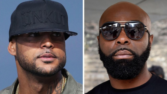 Les deux stars du Rap français, Booba (à gauche) et Kaaris Les deux stars du Rap français, Booba (à gauche) et Kaaris
