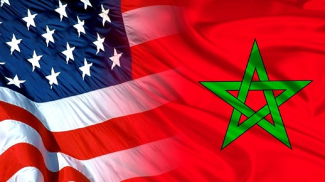 Drapeaux Maroc-USA Drapeaux Maroc-USA