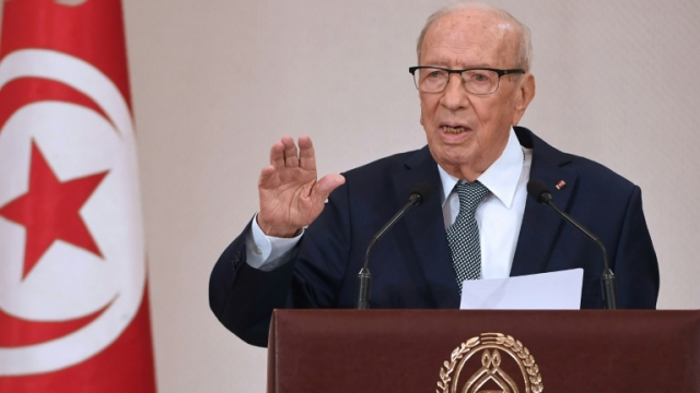 Le président tunisien Béji Caïd Essebsi Le président tunisien Béji Caïd Essebsi