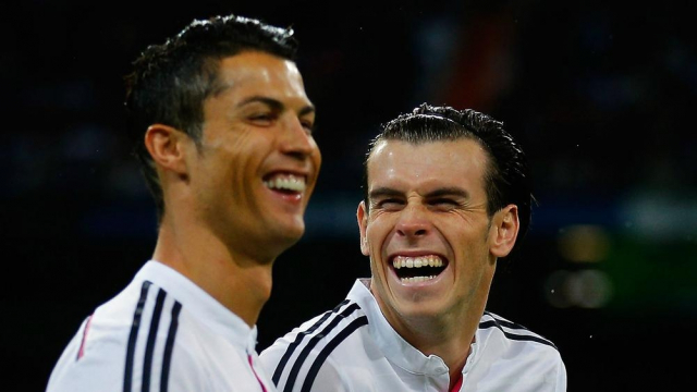Bale et Ronaldo rires Bale et Ronaldo rires