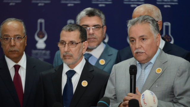 El Othmani et Nabil Benabdallah El Othmani et Nabil Benabdallah