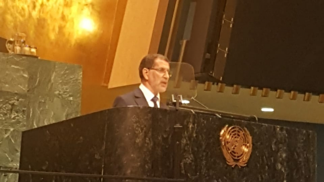 Devant l'ONU, El Othmani fait endosser à l'Algérie la responsabilité du conflit du Sahara marocain Devant l'ONU, El Othmani fait endosser à l'Algérie la responsabilité du conflit du Sahara marocain