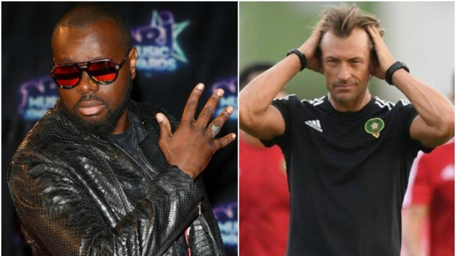 Hervé Renard et Maître Gims Hervé Renard et Maître Gims