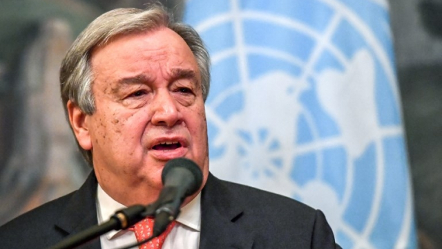 António Manuel de Oliveira Guterres, secrétaire général des Nations unies ONU António Manuel de Oliveira Guterres, secrétaire général des Nations unies ONU