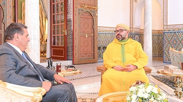 Marrakech: le roi Mohammed VI reçoit Aziz Akhannouch Marrakech: le roi Mohammed VI reçoit Aziz Akhannouch