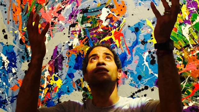 Le peintre new-yorkais JonOne Le peintre new-yorkais JonOne